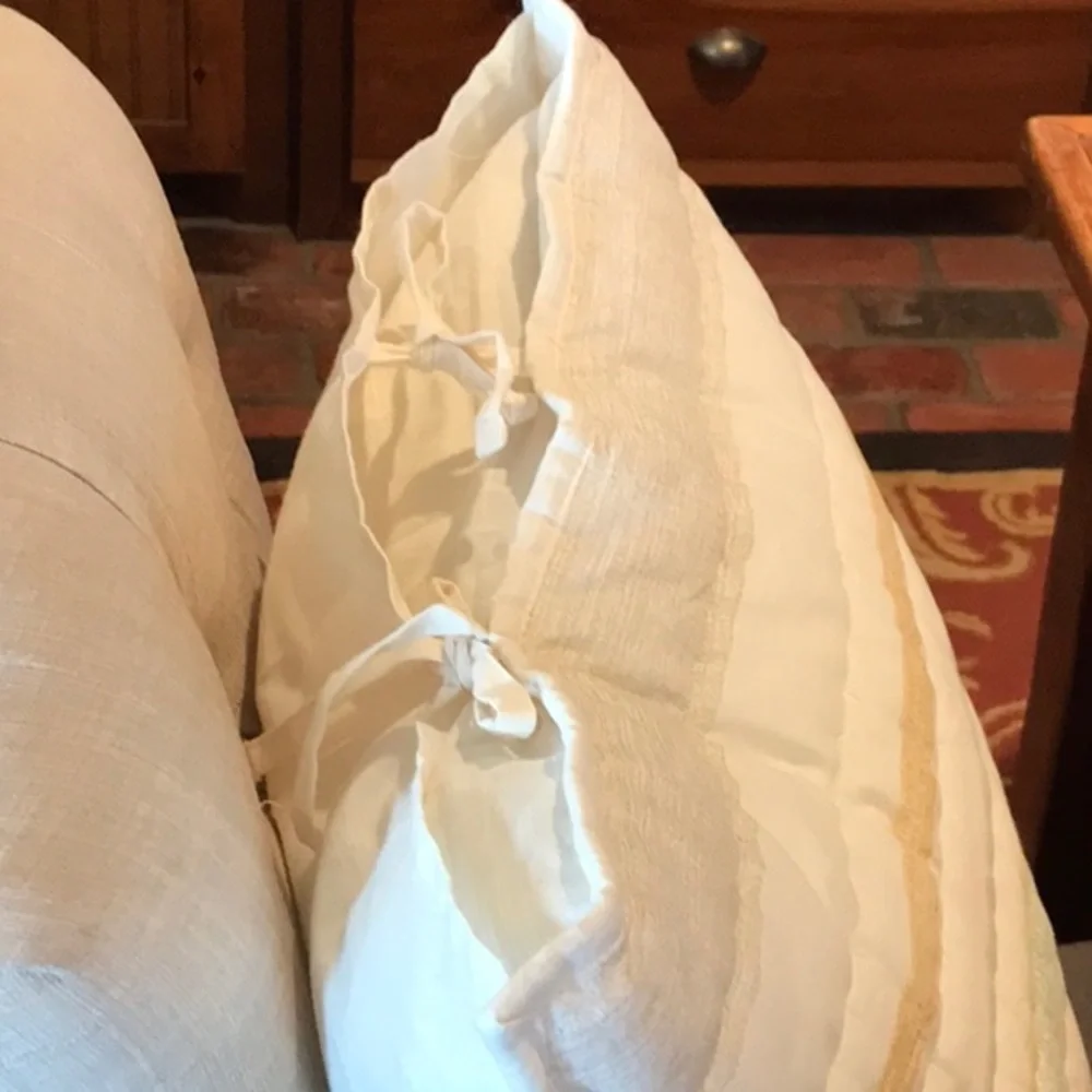 Threshold standard size pillow shams (2)